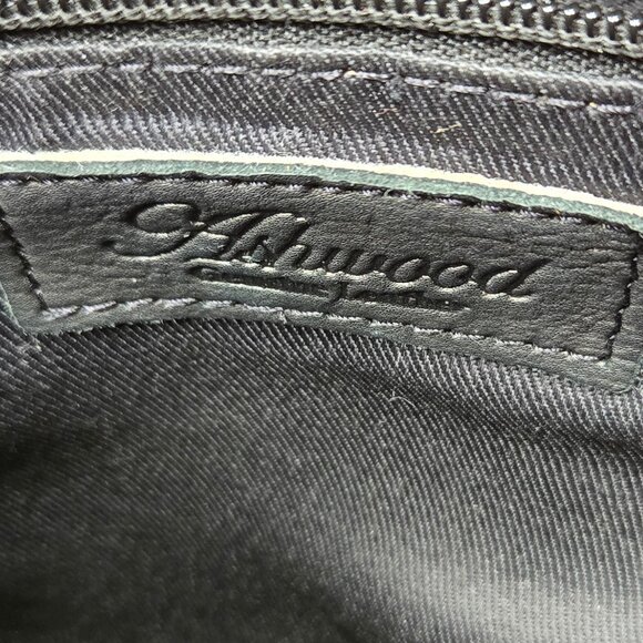 Ashwood Black Leather Crossbody Purse Soft Body Casual Everyday Silver Hardware - Picture 6 of 8